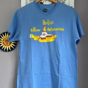 The Beatles Yellow Submarine Album Rock Music Band T Shirts Mens Medium
